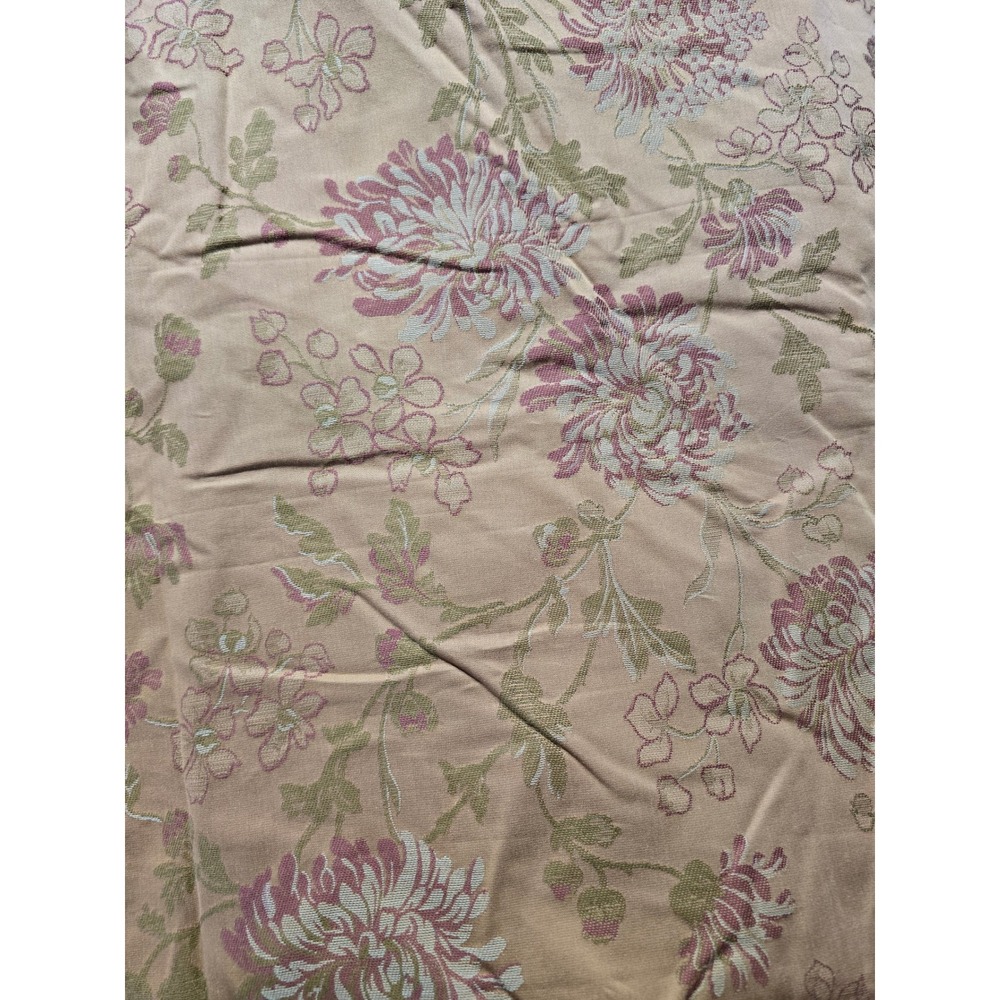 Fieldcrest Luxury Duvet Cover King Rust Floral Supima Cotton Reversible Bedding